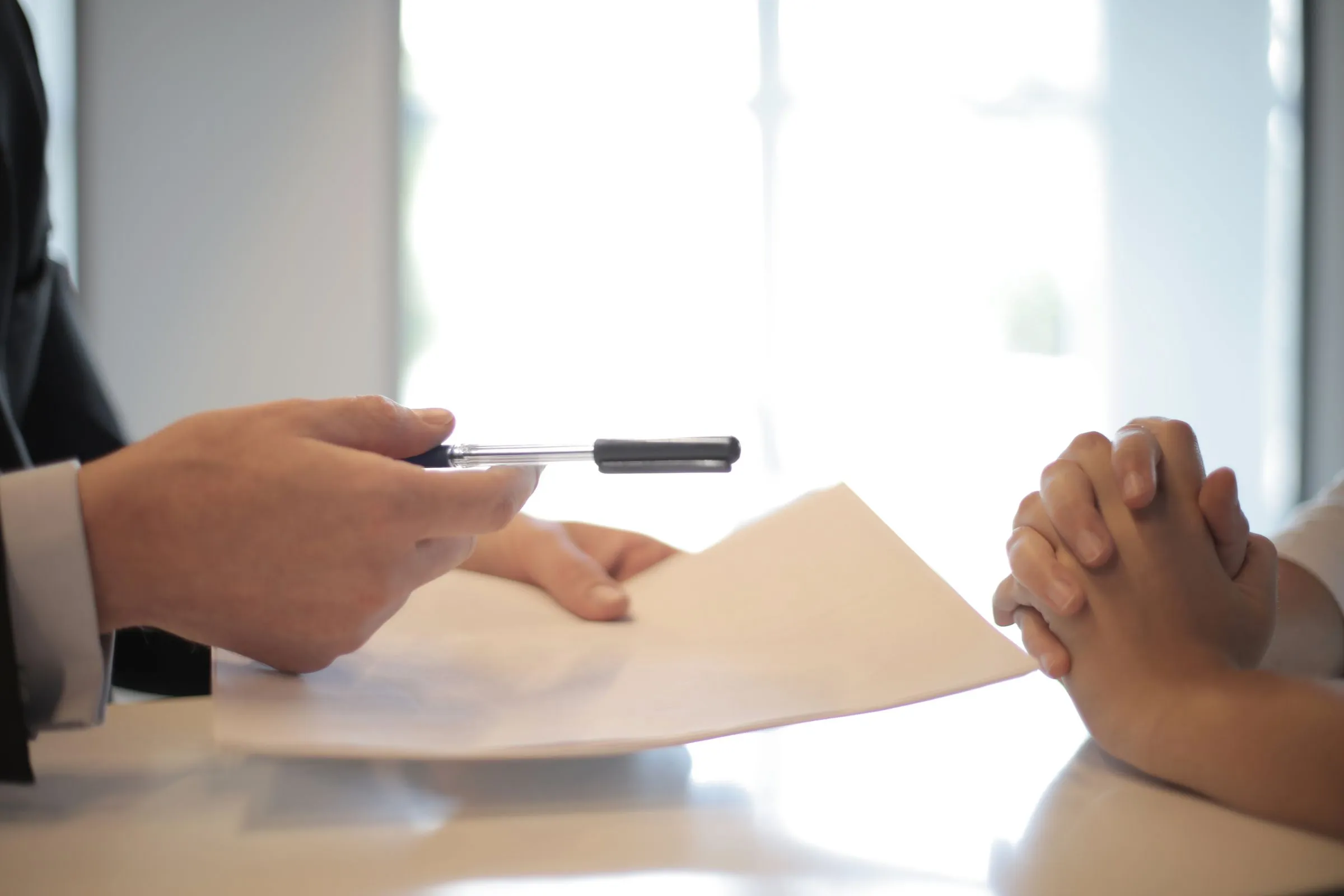 Signing company registration documents